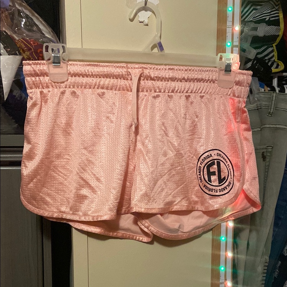 Beach By Exist Pink Athletic Shorts Lightweight and Relaxed Fit